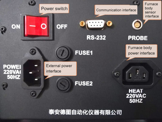 280 L X270 W X190 H ODM 지원으로 차원 표면 온도 센서 캘리브레이터