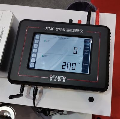12VDC 2A 전원 공급 장치와 함께 다채널 온도 및 저항 측정 디스플레이