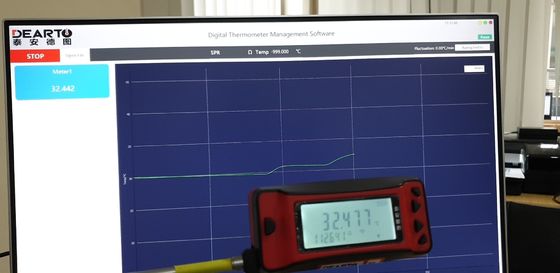 ISO17025 정확한 온도 측정을 위한 실험실 휴대용 디지털 열 감지기